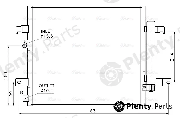 Ava Quality Cooling FT5488D — Condenser, air conditioning
