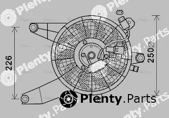 AVA Quality Cooling HY7569 — Fan, engine cooling