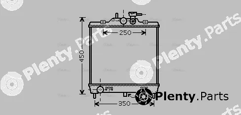 AVA Quality Cooling KA2063 — Radiator, engine cooling