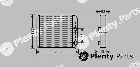 Ava Quality Cooling VO6129 — Heat Exchanger, interior heating