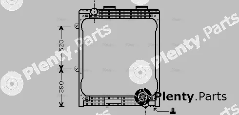 Ava Quality Cooling MN2026 — Radiator, engine cooling