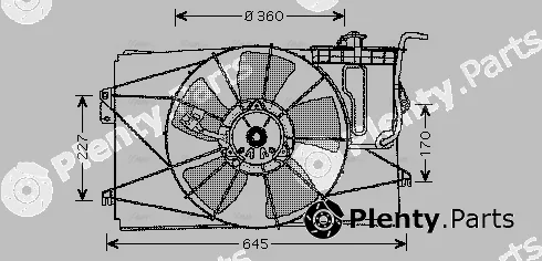 Ava Quality Cooling TO7524 — Fan, engine cooling