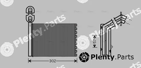 Ava Quality Cooling VNA6201 — Heat Exchanger, interior heating