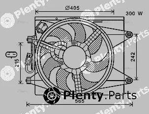 Ava Quality Cooling LC7501 — Fan, engine cooling