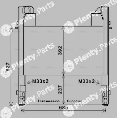 Ava Quality Cooling FE4025 — Charge Air Cooler