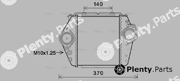 Ava Quality Cooling MZ4244 — Charge Air Cooler