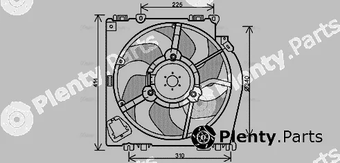 Ava Quality Cooling RT7542 — Fan, engine cooling