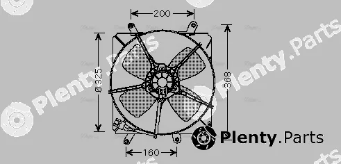 Ava Quality Cooling TO7514 — Fan, engine cooling