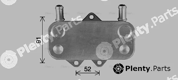 Ava Quality Cooling OL3704 — Oil Cooler, engine oil
