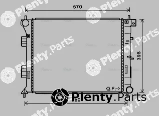 AVA Quality Cooling HY2338 — Radiator, engine cooling
