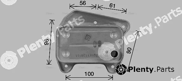 Ava Quality Cooling MS3733 — Oil Cooler, engine oil
