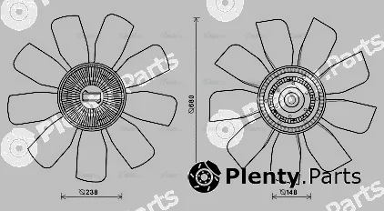 Ava Quality Cooling VLF079 — Fan, engine cooling