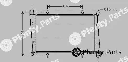 Ava Quality Cooling VO2130 — Radiator, engine cooling