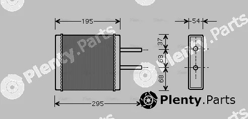 AVA Quality Cooling KA6047 — Heat Exchanger, interior heating