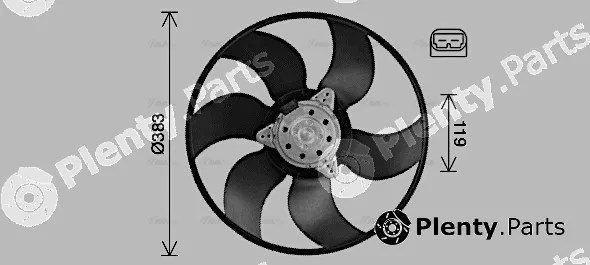 Ava Quality Cooling RT7673 — Fan, engine cooling