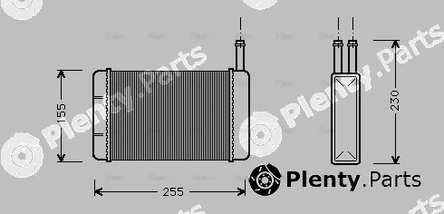 AVA Quality Cooling FD6134 — Heat Exchanger, interior heating