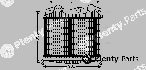 Ava Quality Cooling MN4040 — Charge Air Cooler