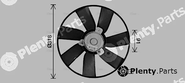 Ava Quality Cooling VN7550 — Fan, engine cooling