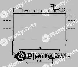 Ava Quality Cooling DN2348 — Radiator, engine cooling