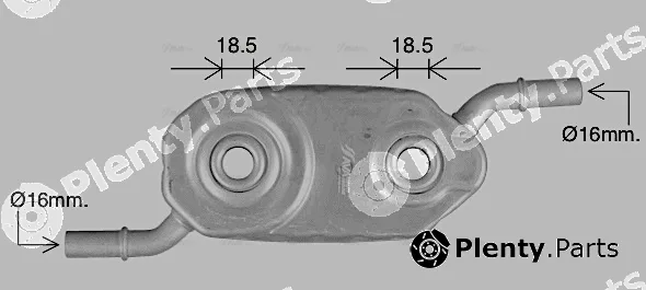 Ava Quality Cooling CN3336 — Oil Cooler, engine oil