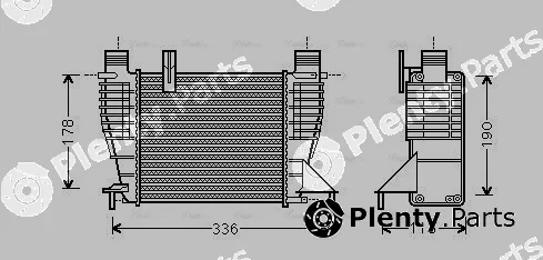 Ava Quality Cooling DNA4340 — Charge Air Cooler