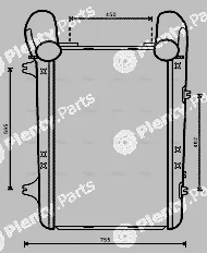 Ava Quality Cooling DF4056 — Charge Air Cooler