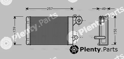 Ava Quality Cooling VN6062 — Heat Exchanger, interior heating