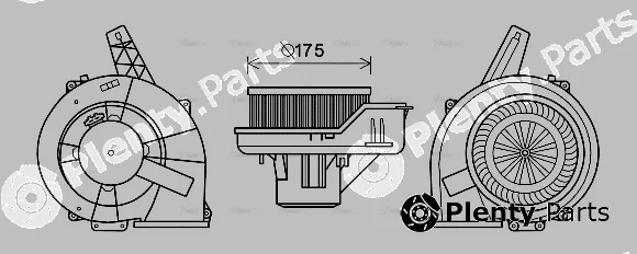 Ava Quality Cooling ST8045 — Interior Blower
