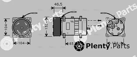 Ava Quality Cooling VLAK037 — Compressor, air conditioning