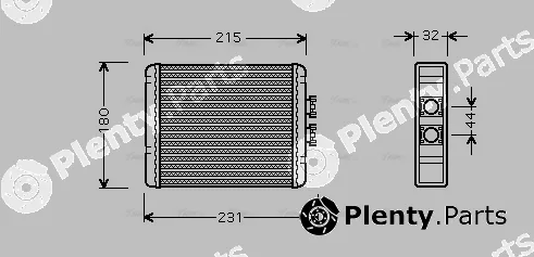 Ava Quality Cooling AI6198 — Heat Exchanger, interior heating