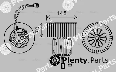 Ava Quality Cooling BW8540 — Interior Blower