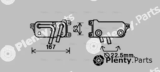 Ava Quality Cooling BW3401 — Oil Cooler, automatic transmission
