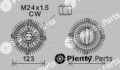 Ava Quality Cooling FDC446 — Clutch, radiator fan