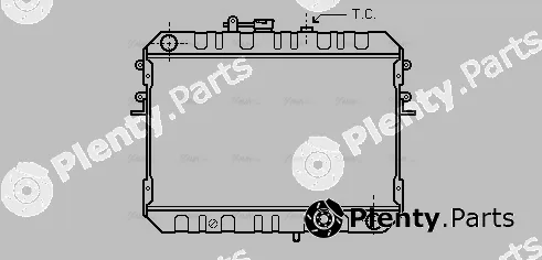 Ava Quality Cooling MZ2046 — Radiator, engine cooling