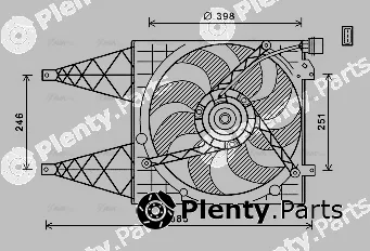 Ava Quality Cooling VN7532 — Fan, engine cooling