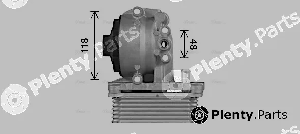 Ava Quality Cooling FD3623H — Oil Cooler, engine oil