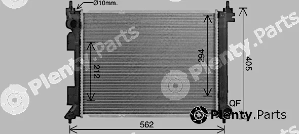 Ava Quality Cooling KA2344 — Radiator, engine cooling