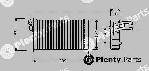 Ava Quality Cooling AI6141 — Heat Exchanger, interior heating