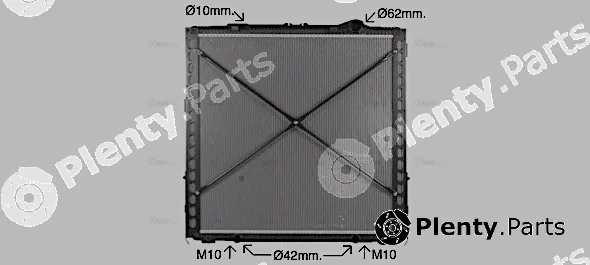 Ava Quality Cooling DF2098 — Radiator, engine cooling