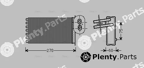 Ava Quality Cooling VN6296 — Heat Exchanger, interior heating