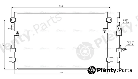 Ava Quality Cooling CR5149 — Condenser, air conditioning
