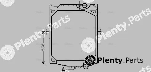 Ava Quality Cooling VL2016 — Radiator, engine cooling