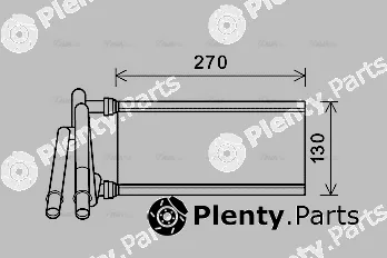 Ava Quality Cooling TO6706 — Heat Exchanger, interior heating