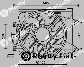 Ava Quality Cooling FT7604 — Fan, engine cooling