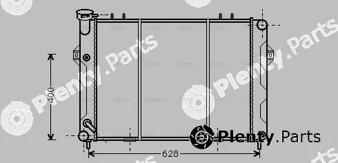 AVA Quality Cooling JE2008 — Radiator, engine cooling
