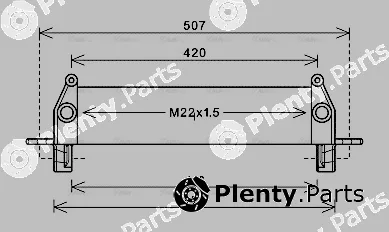 Ava Quality Cooling FE3022 — Oil Cooler, engine oil