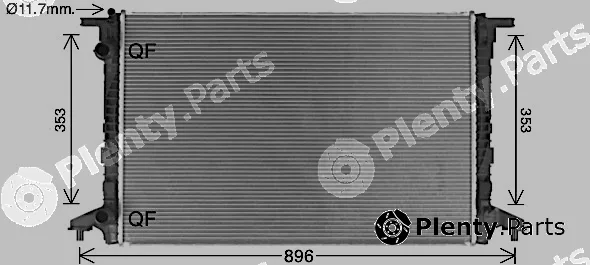 Ava Quality Cooling AI2440 — Radiator, engine cooling