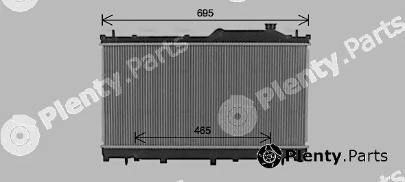Ava Quality Cooling SU2116 — Radiator, engine cooling