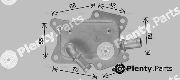 Ava Quality Cooling MS3750 — Oil Cooler, engine oil