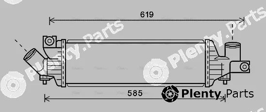 Ava Quality Cooling DN4337 — Charge Air Cooler